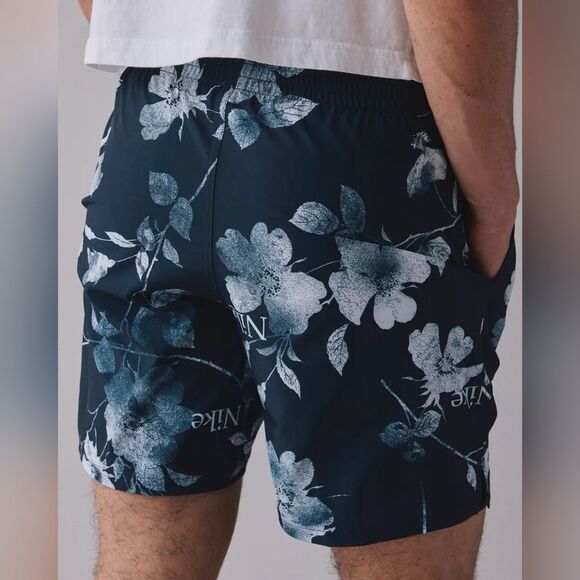 Nike Fine Floral Print Swim Short - Picture 2 of 5